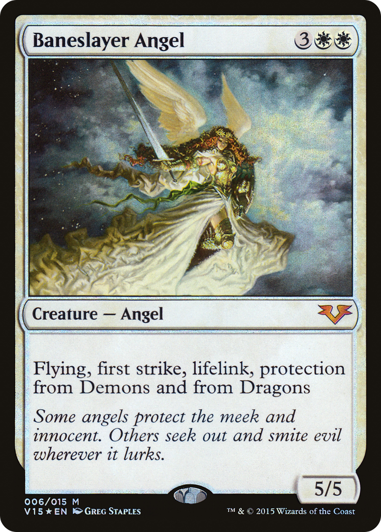 Baneslayer Angel (V15-006) [From the Vault: Angels] Foil