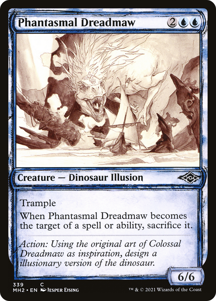 Phantasmal Dreadmaw (Showcase) (MH2-339) [Modern Horizons 2]