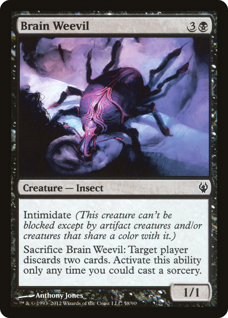 Brain Weevil (DDJ-058) [Duel Decks: Izzet vs. Golgari]
