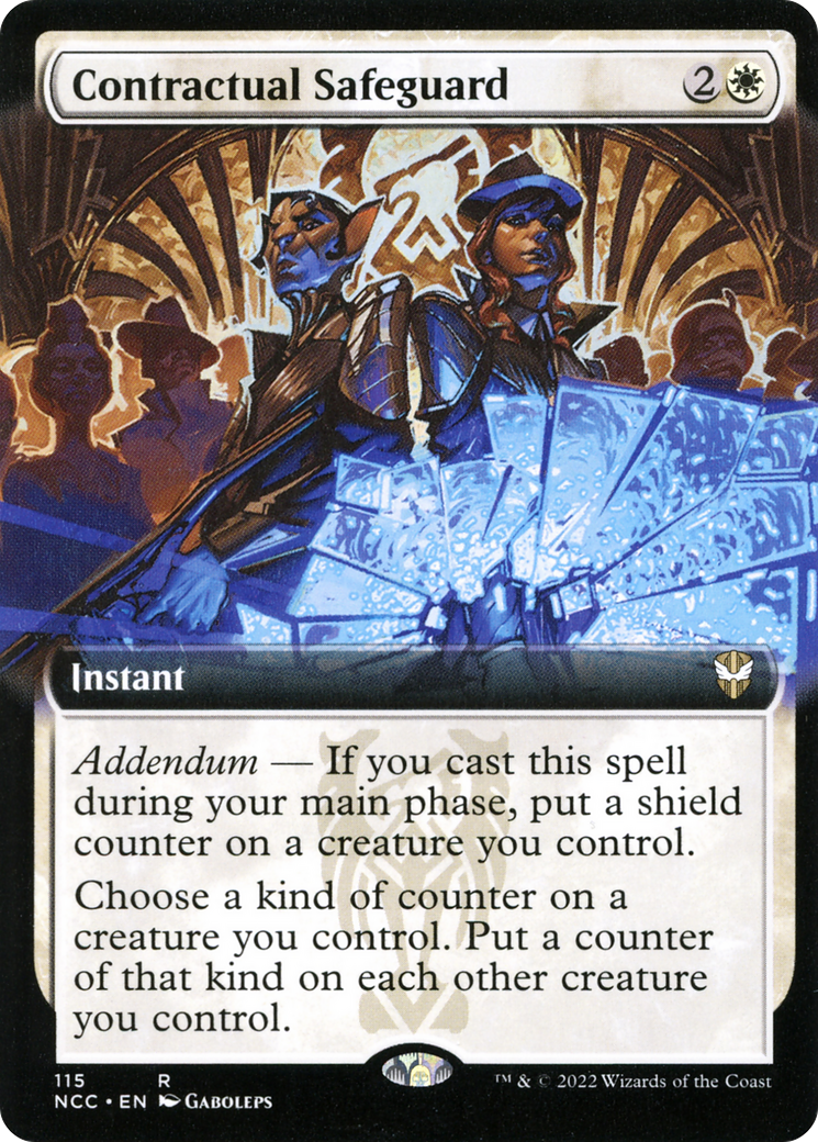 Contractual Safeguard (Extended Art) (NCC-115) [New Capenna Commander]