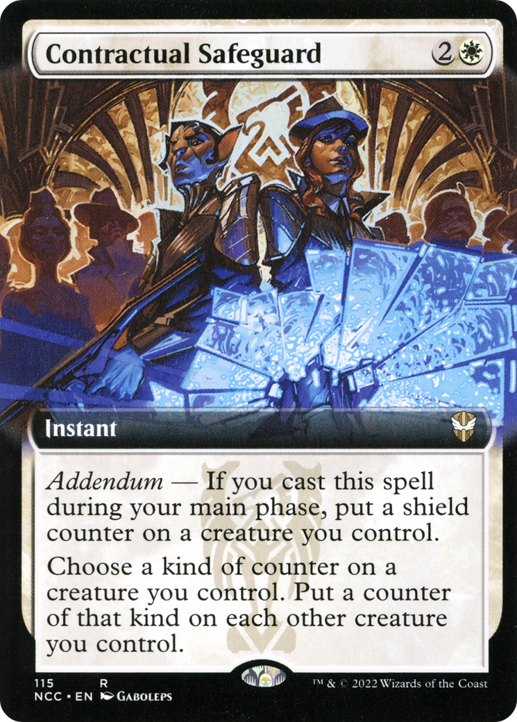 Contractual Safeguard (NCC-115) [New Capenna Commander]: (Extended Art)