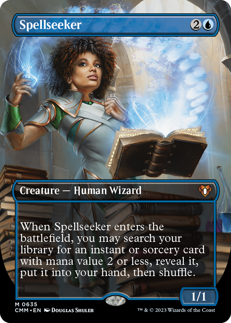 Spellseeker (CMM-635) [Commander Masters] (Borderless) Foil