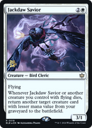 Jackdaw Savior (PRE-18S) [Bloomburrow Promos] Foil