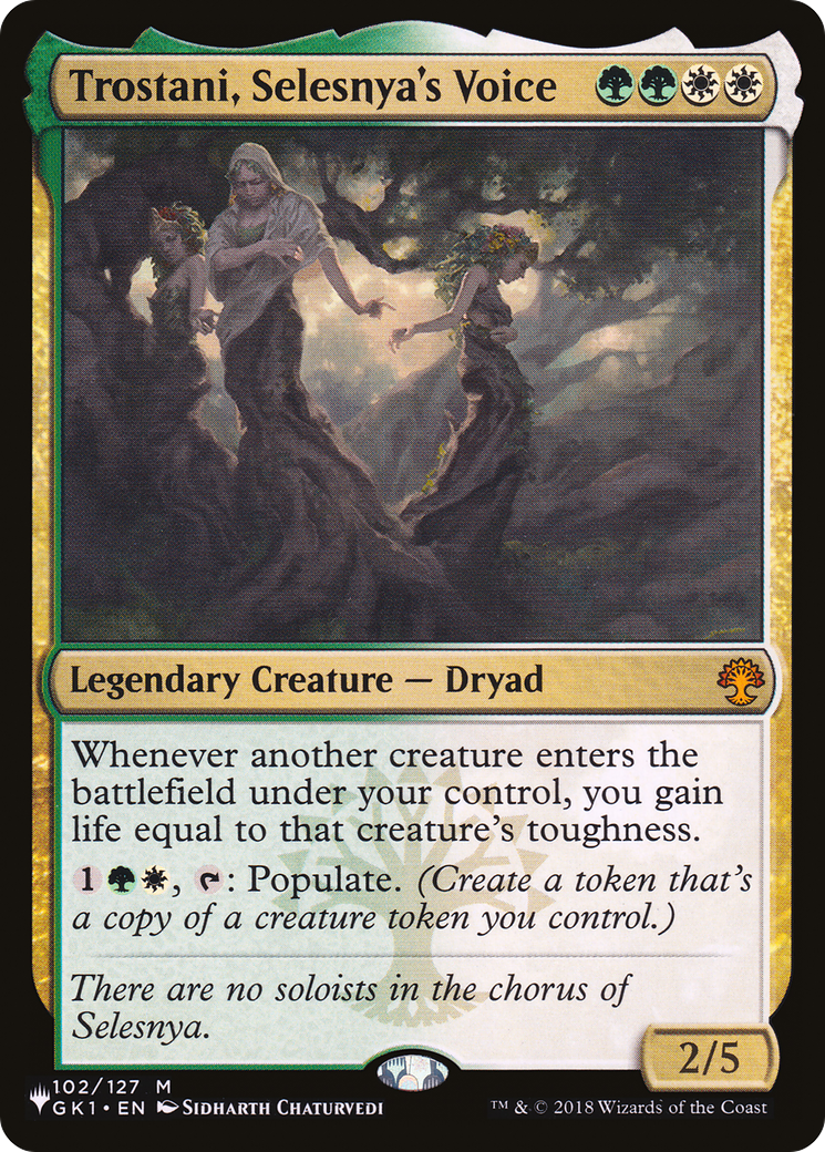 Trostani, Selesnya's Voice (LIST-GK1-102) [The List]