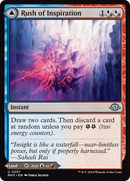 Rush of Inspiration // Crackling Falls (MH3-257) [Modern Horizons 3] Foil