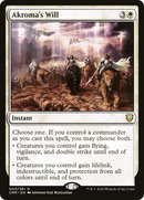 Akroma's Will (CMR-003) [Commander Legends] Foil