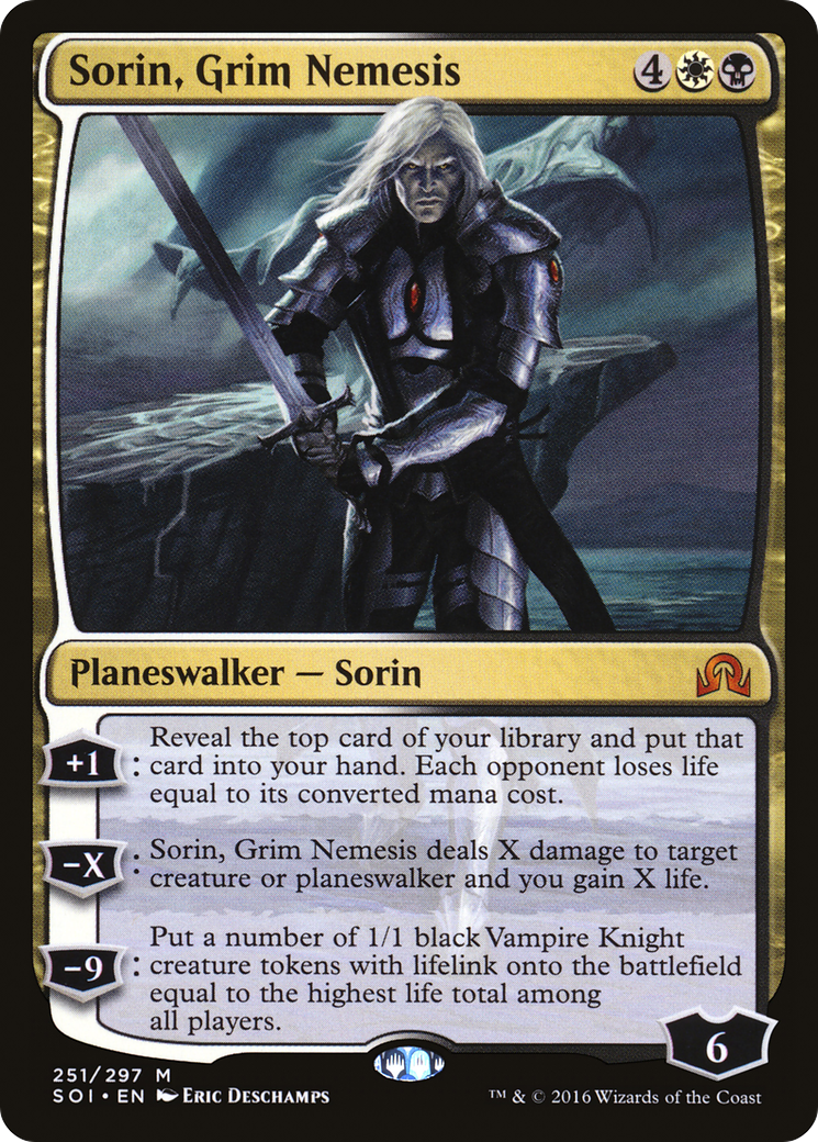 Sorin, Grim Nemesis (SOI-251) [Shadows over Innistrad] Foil