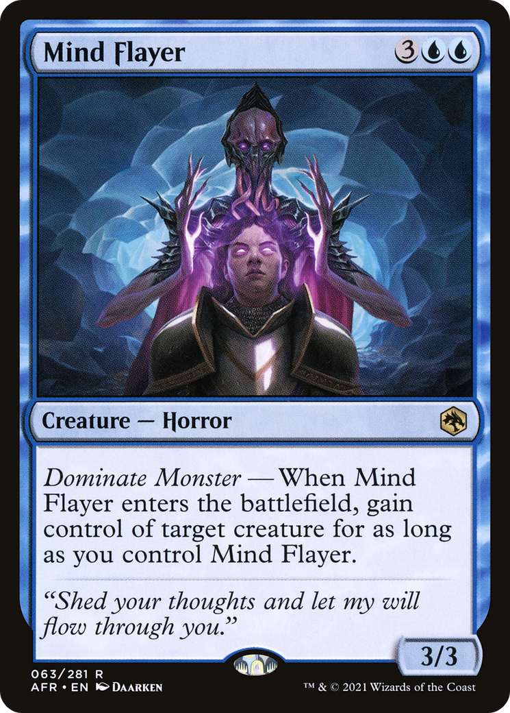 Mind Flayer (AFR-063) [Adventures in the Forgotten Realms] Foil