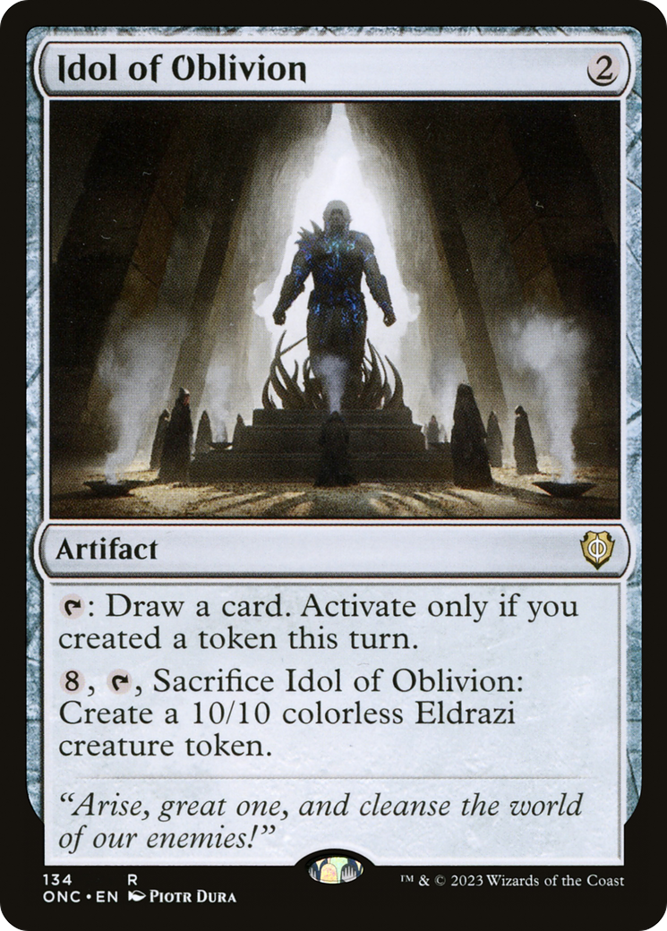 Idol of Oblivion (ONC-134) [Phyrexia: All Will Be One Commander]
