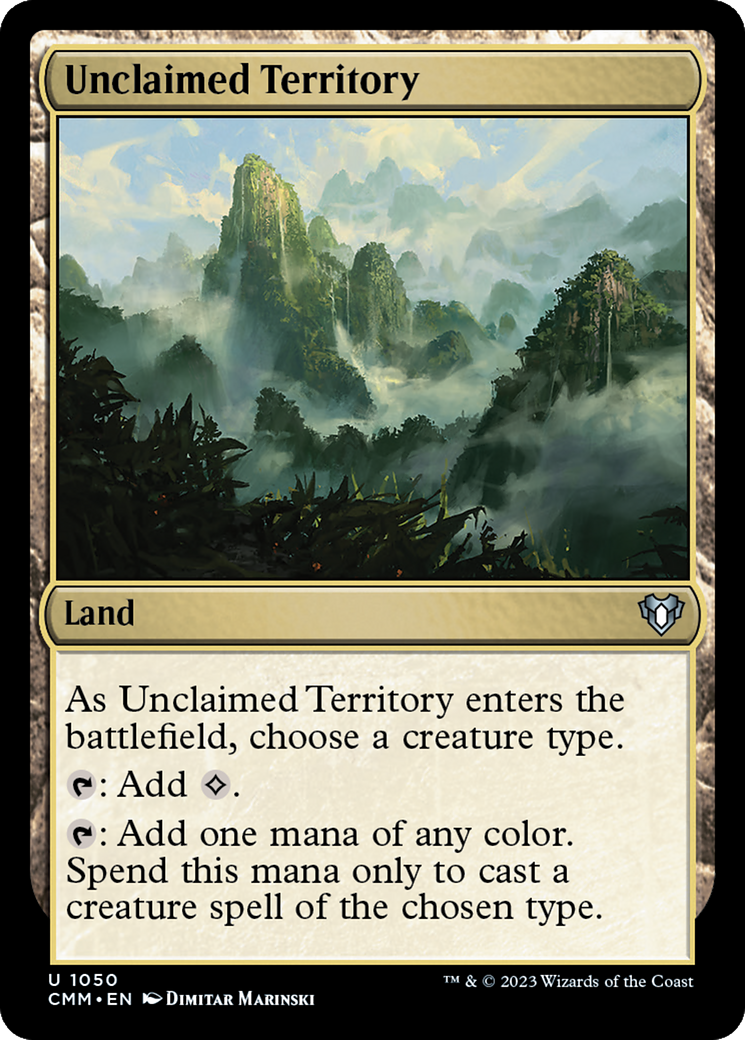 Unclaimed Territory (CMM-1050) [Commander Masters]