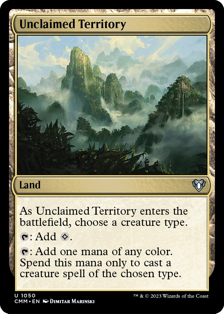 Unclaimed Territory (CMM-1050) [Commander Masters]
