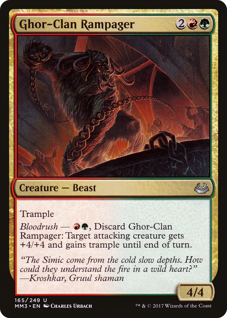 Ghor-Clan Rampager (MM3-165) [Modern Masters 2017] Foil