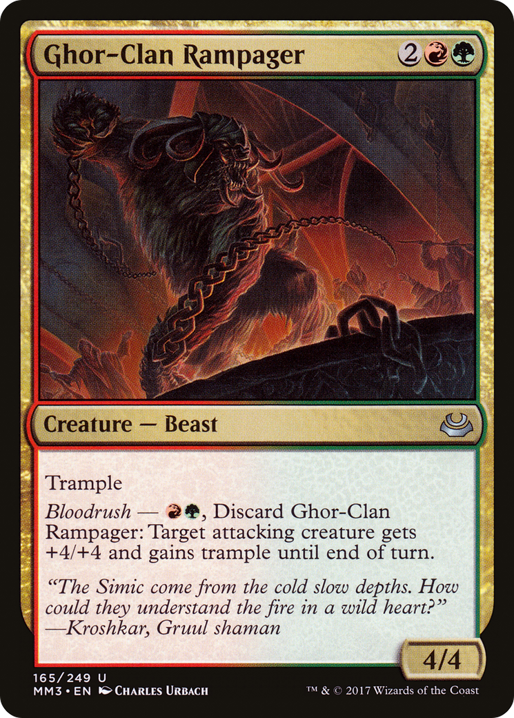 Ghor-Clan Rampager (MM3-165) [Modern Masters 2017]