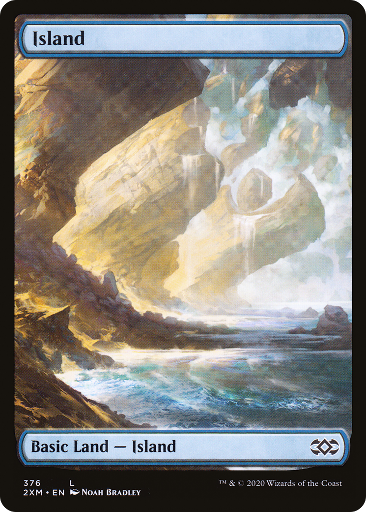 Island (2XM-376) [Double Masters] Foil