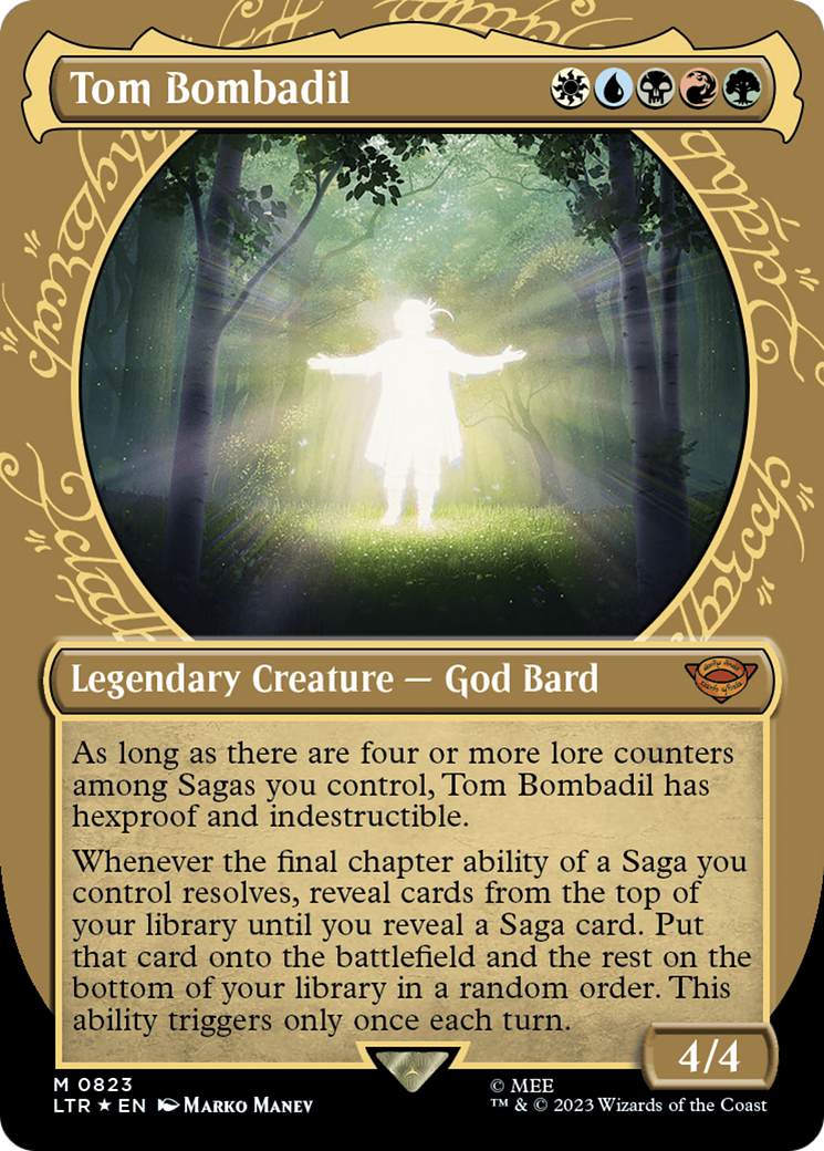 Tom Bombadil (LTR-823) [The Lord of the Rings: Tales of Middle-earth]: (Showcase) (Borderless) Foil