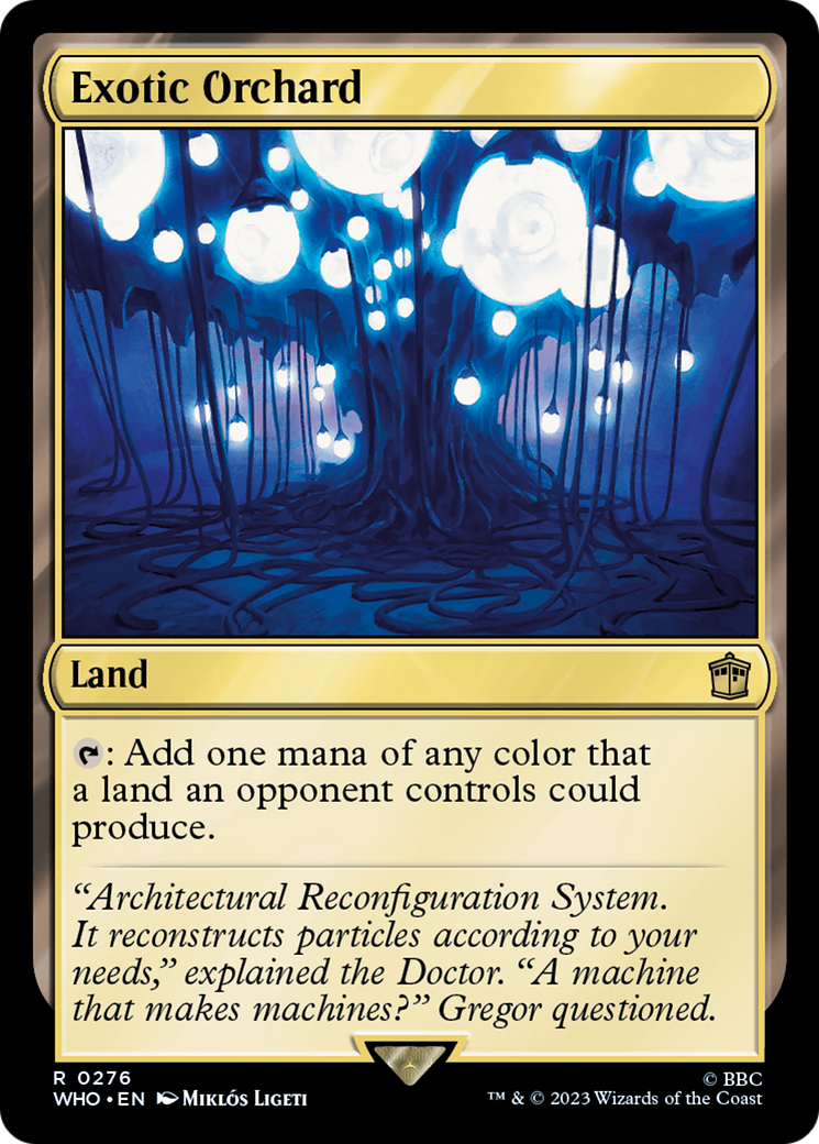Exotic Orchard (WHO-276) [Doctor Who]