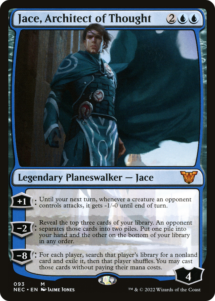 Jace, Architect of Thought (NEC-093) [Neon Dynasty Commander]