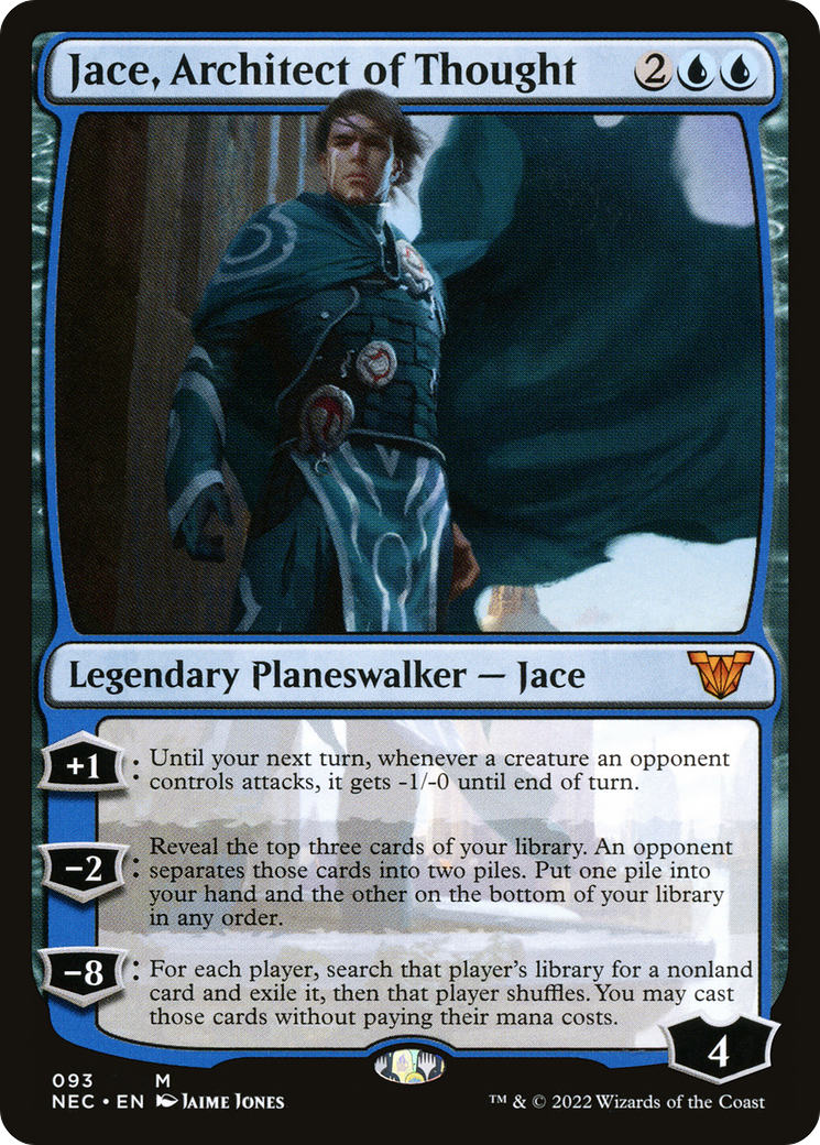 Jace, Architect of Thought (NEC-093) [Neon Dynasty Commander]