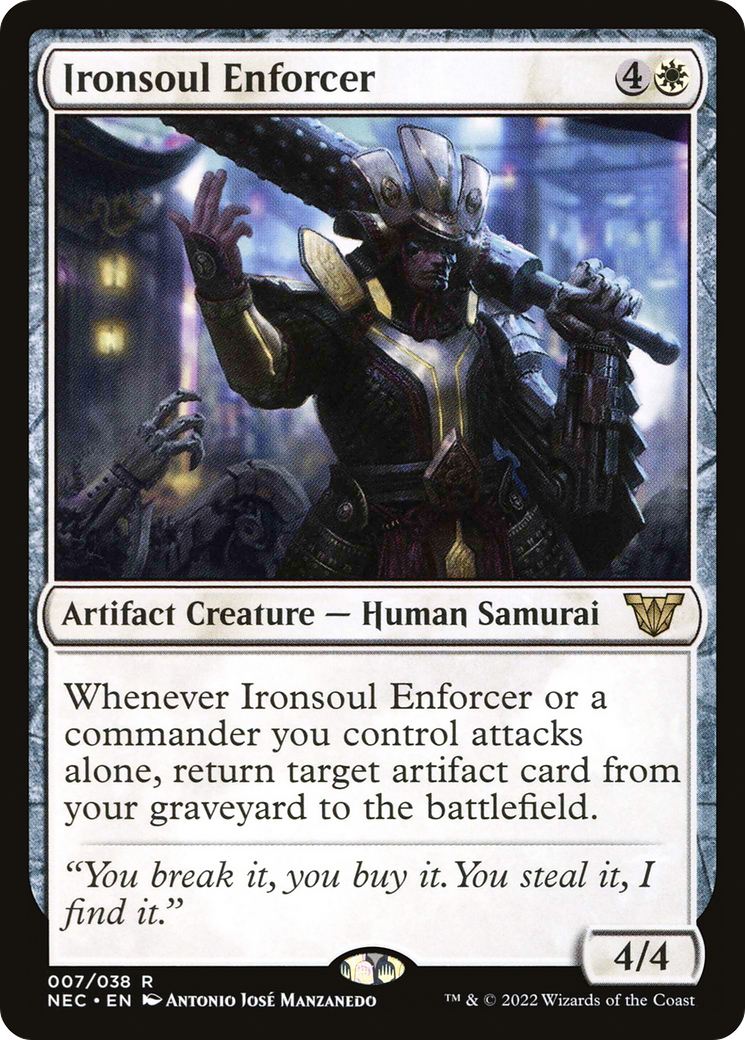 Ironsoul Enforcer (NEC-007) [Neon Dynasty Commander]
