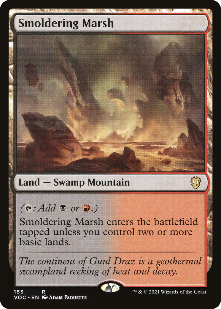 Smoldering Marsh (VOC-183) [Crimson Vow Commander]