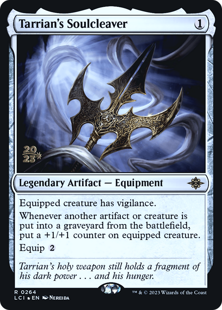 Tarrian's Soulcleaver (PRE-264S) [The Lost Caverns of Ixalan Promos] Foil