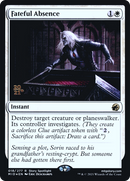 Fateful Absence (PRE-18S) [Innistrad: Midnight Hunt Promos] Foil