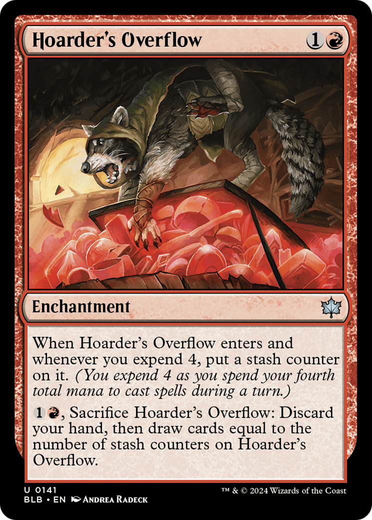 Hoarder's Overflow (BLB-141) [Bloomburrow]
