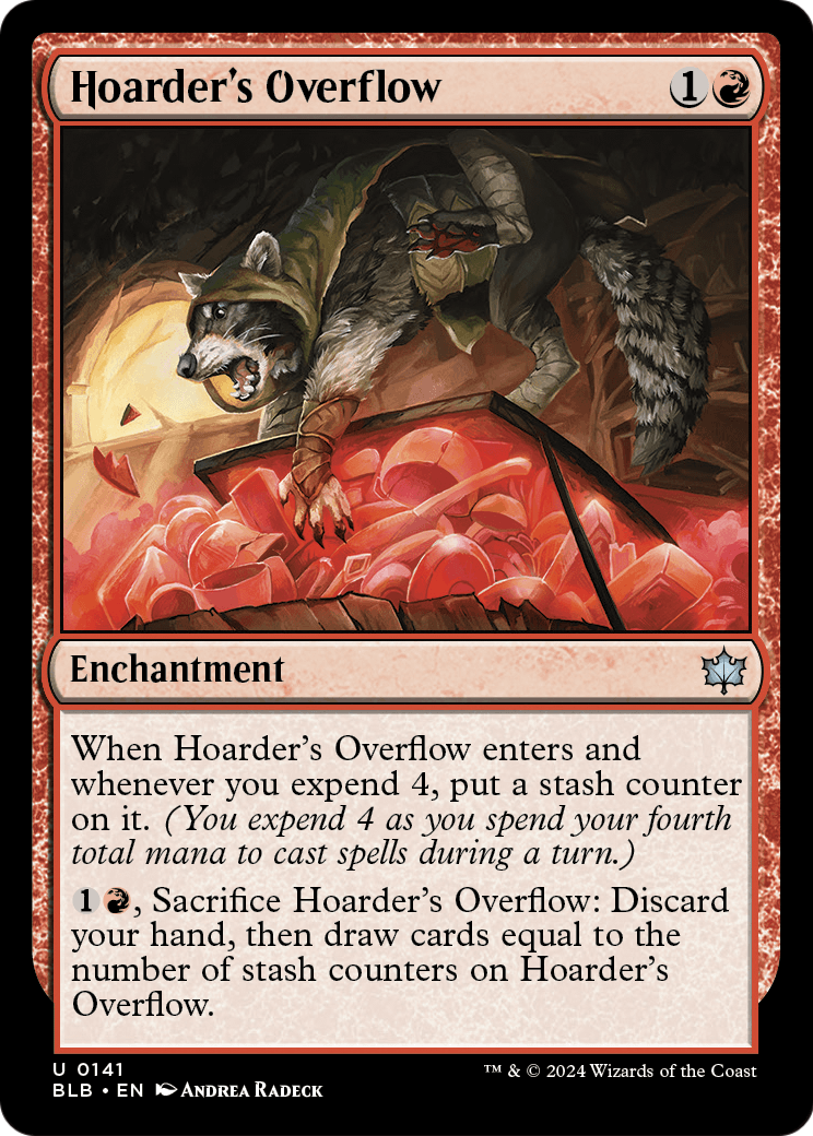 Hoarder's Overflow (BLB-141) [Bloomburrow]