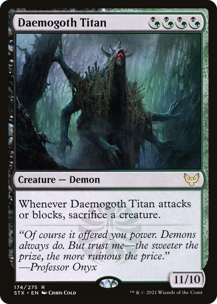 Daemogoth Titan (STX-174) [Strixhaven: School of Mages] Foil