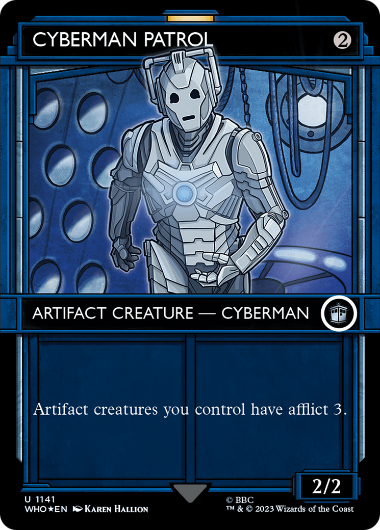 Cyberman Patrol (WHO-1141) [Doctor Who]: (Showcase) (Borderless) Foil