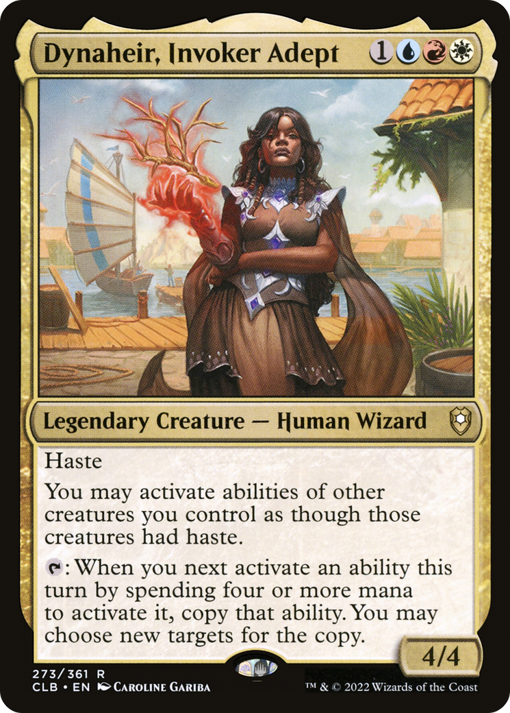 Dynaheir, Invoker Adept (CLB-273) [Commander Legends: Battle for Baldur's Gate] Foil
