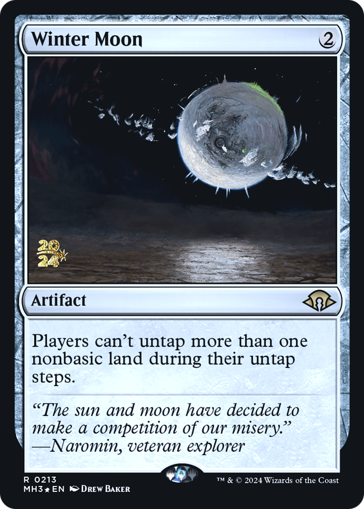 Winter Moon (PRE-213S) [Modern Horizons 3 Promos] Foil