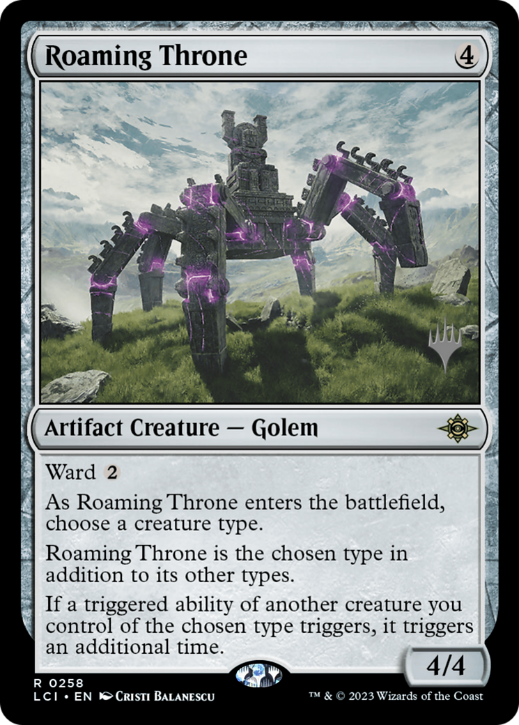 Roaming Throne (PPLCI-258P) [The Lost Caverns of Ixalan Promos]
