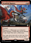 Wrathful Raptors (Extended Art) (LCC-056) [The Lost Caverns of Ixalan Commander]