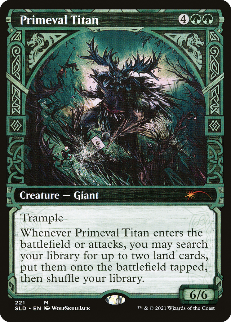 Primeval Titan (SLD-221) [Secret Lair Drop]: (Showcase)