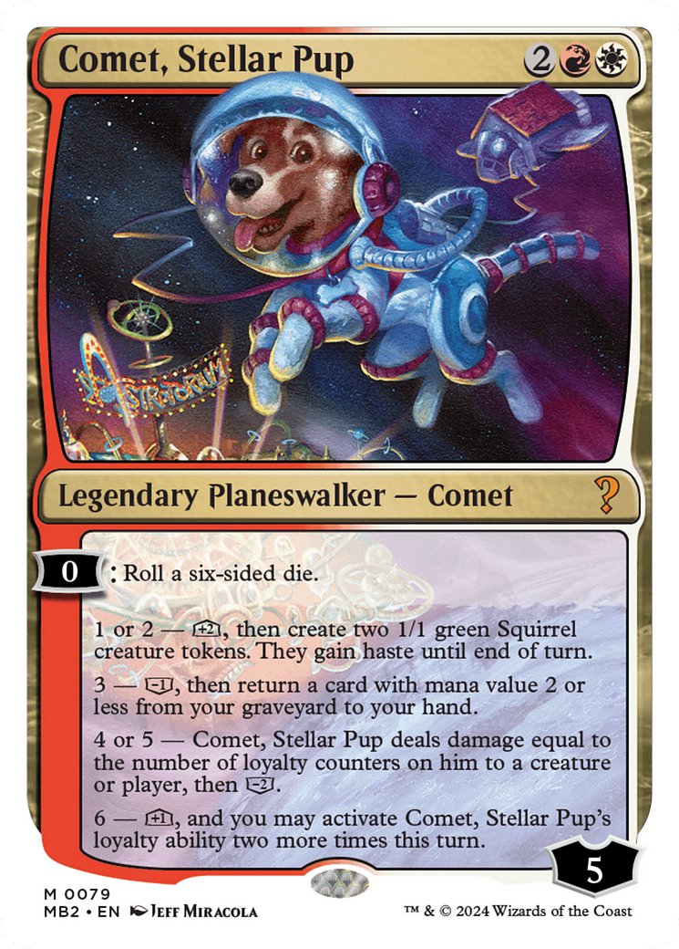 Comet, Stellar Pup (MB2-079) [Mystery Booster 2]