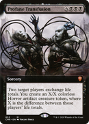 Profane Transfusion (Extended Art) (CMR-653) [Commander Legends]