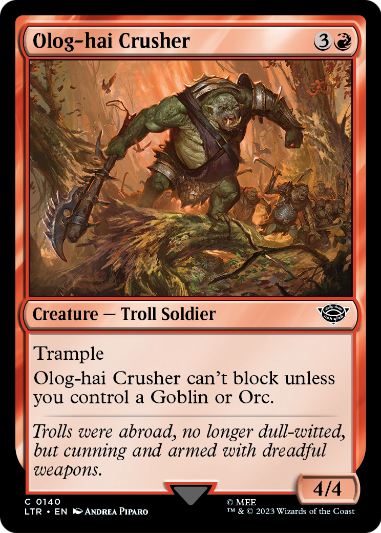 Olog-Hai Crusher (LTR-140) [The Lord of the Rings: Tales of Middle-earth]