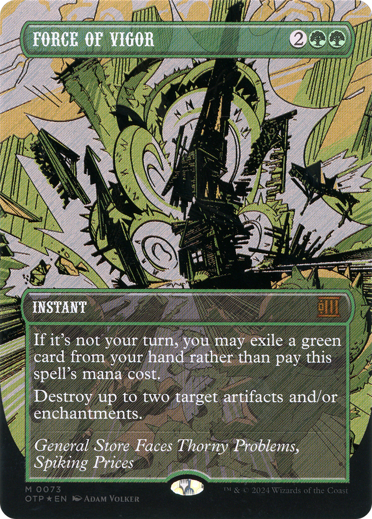 Force of Vigor (OTP-073) [Breaking News] (Borderless) Foil