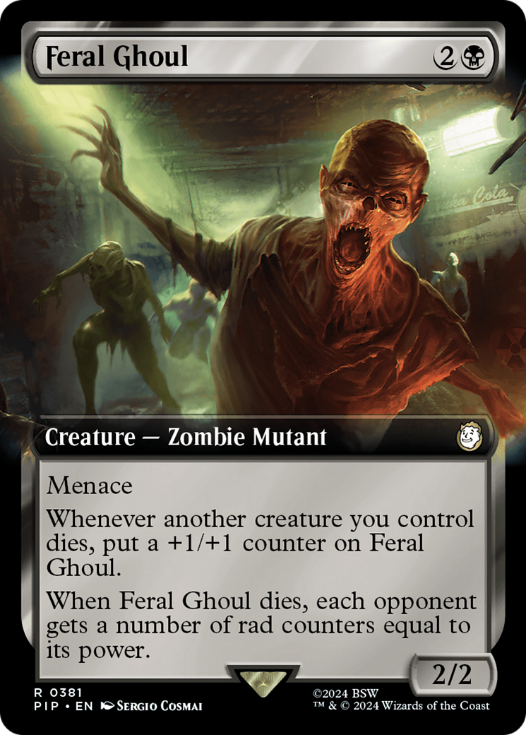 Feral Ghoul (PIP-381) [Fallout]: (Extended Art)