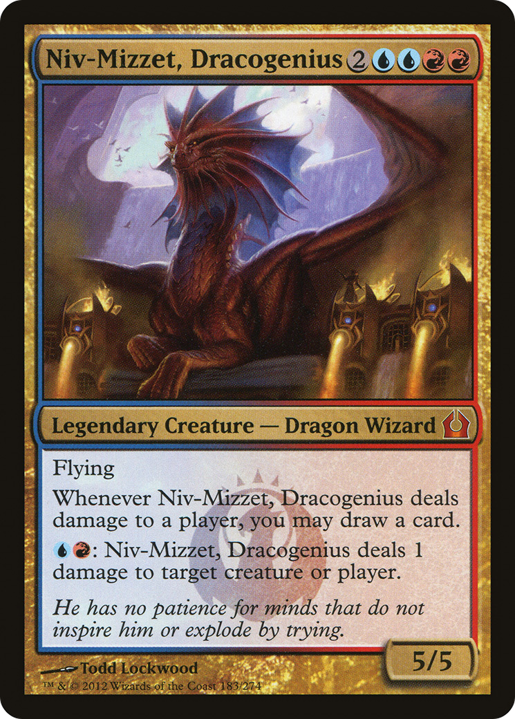 Niv-Mizzet, Dracogenius (RTR-183) [Return to Ravnica] Foil