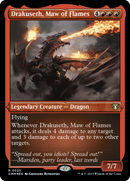 Drakuseth, Maw of Flames (CMM-535) [Commander Masters] Etched Foil