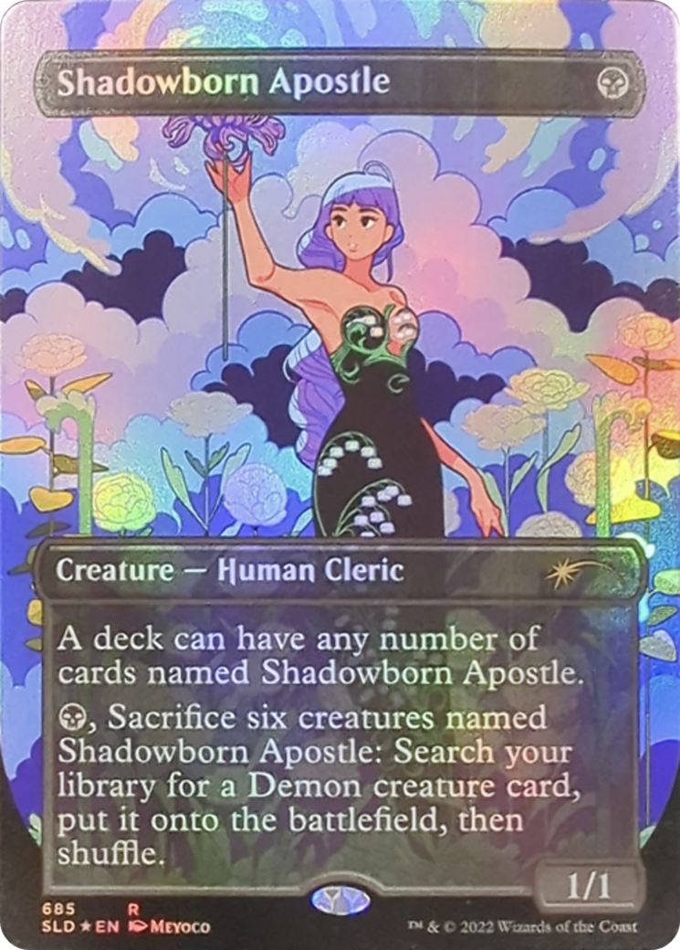 Shadowborn Apostle (SLD-685) [Secret Lair Drop] (Borderless) Foil