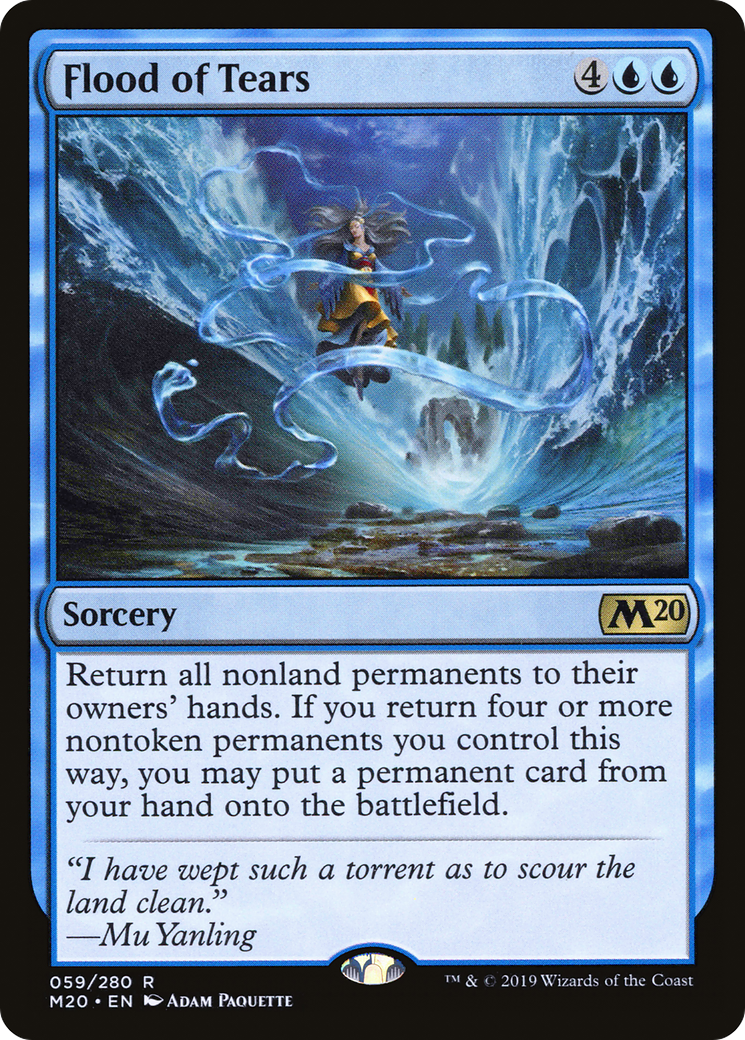 Flood of Tears (M20-059) [Core Set 2020]