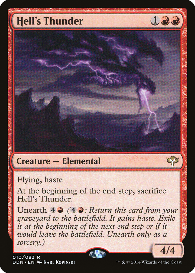 Hell's Thunder (DDN-010) [Duel Decks: Speed vs. Cunning]