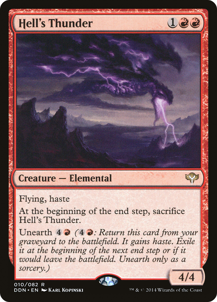 Hell's Thunder (DDN-010) [Duel Decks: Speed vs. Cunning]