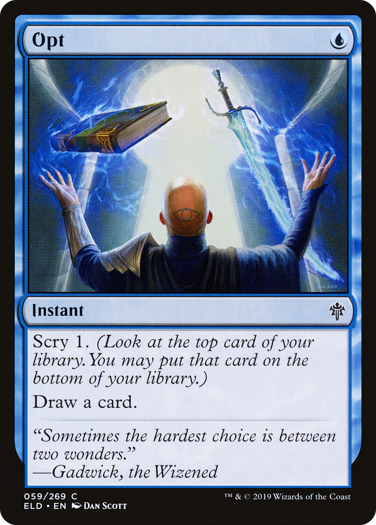 Opt (ELD-059) [Throne of Eldraine] Foil