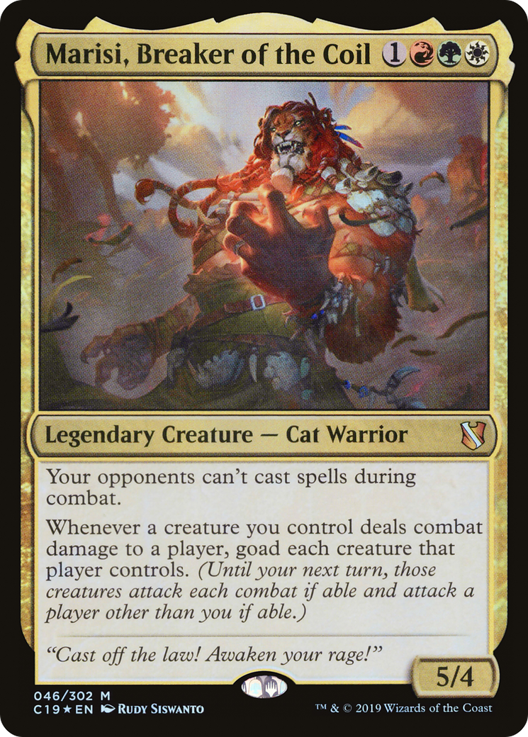 Marisi, Breaker of the Coil (C19-046) [Commander 2019] Foil
