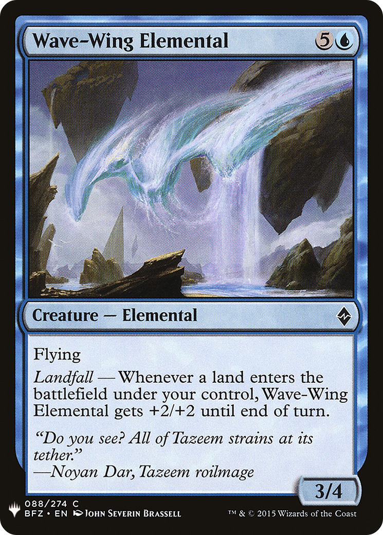 Wave-Wing Elemental (LIST-BFZ-88) [The List]