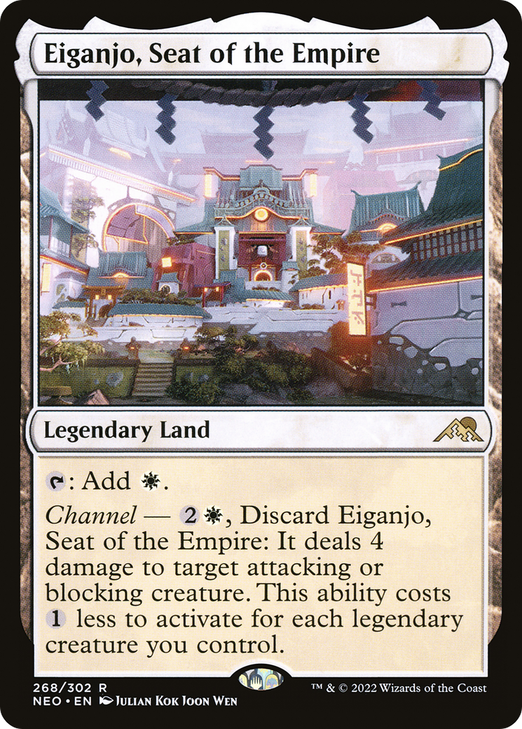 Eiganjo, Seat of the Empire (NEO-268) [Kamigawa: Neon Dynasty]